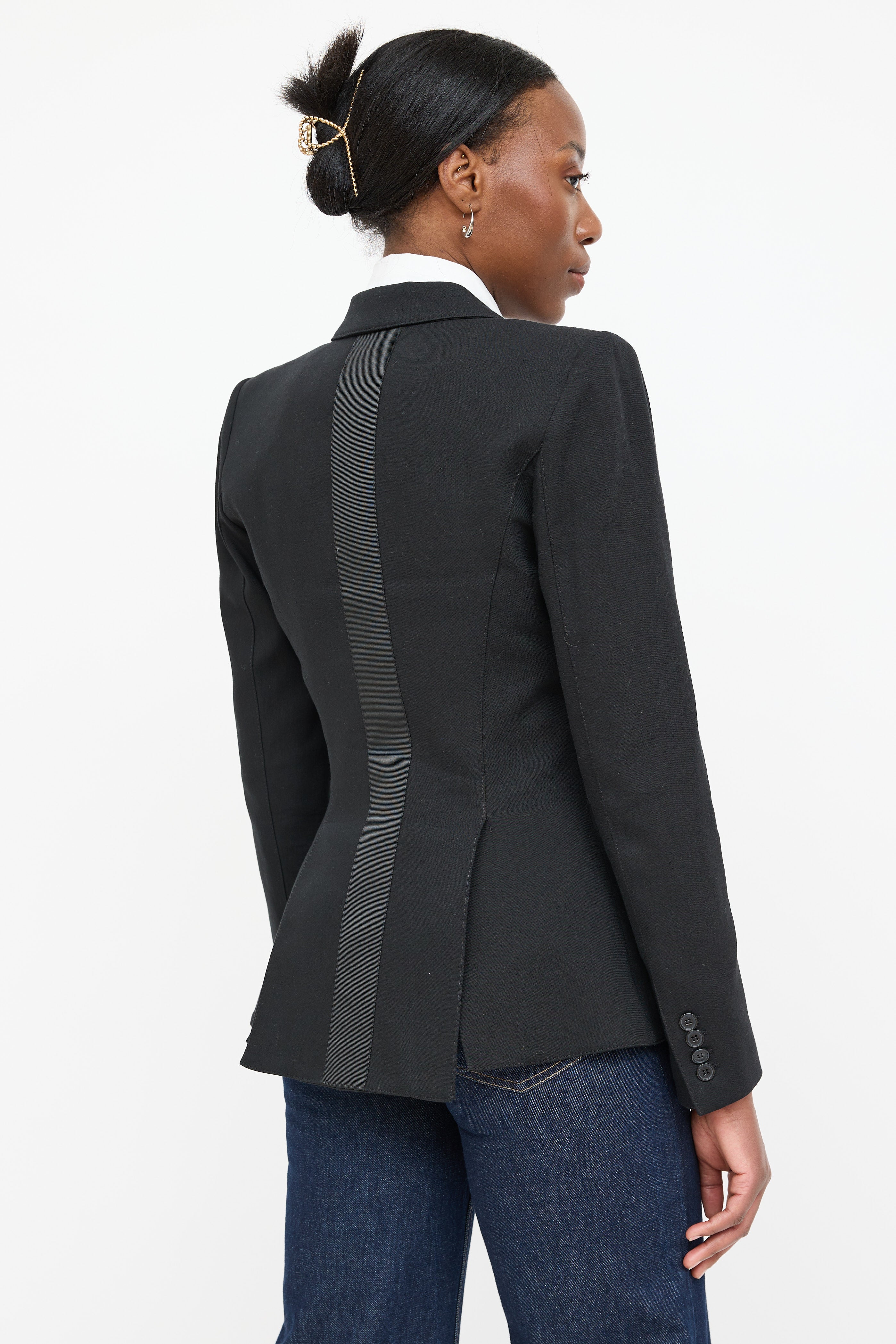 Smythe Single Button Webbed Blazer