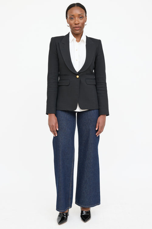 Smythe Single Button Webbed Blazer