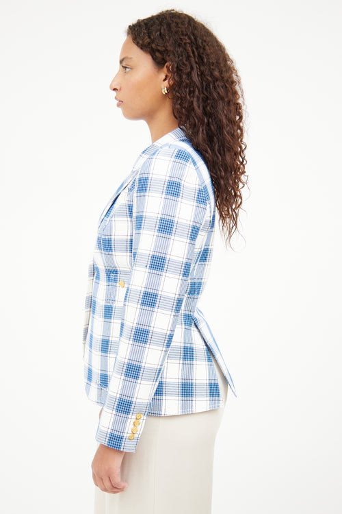 Smythe Check Duchess Blazer