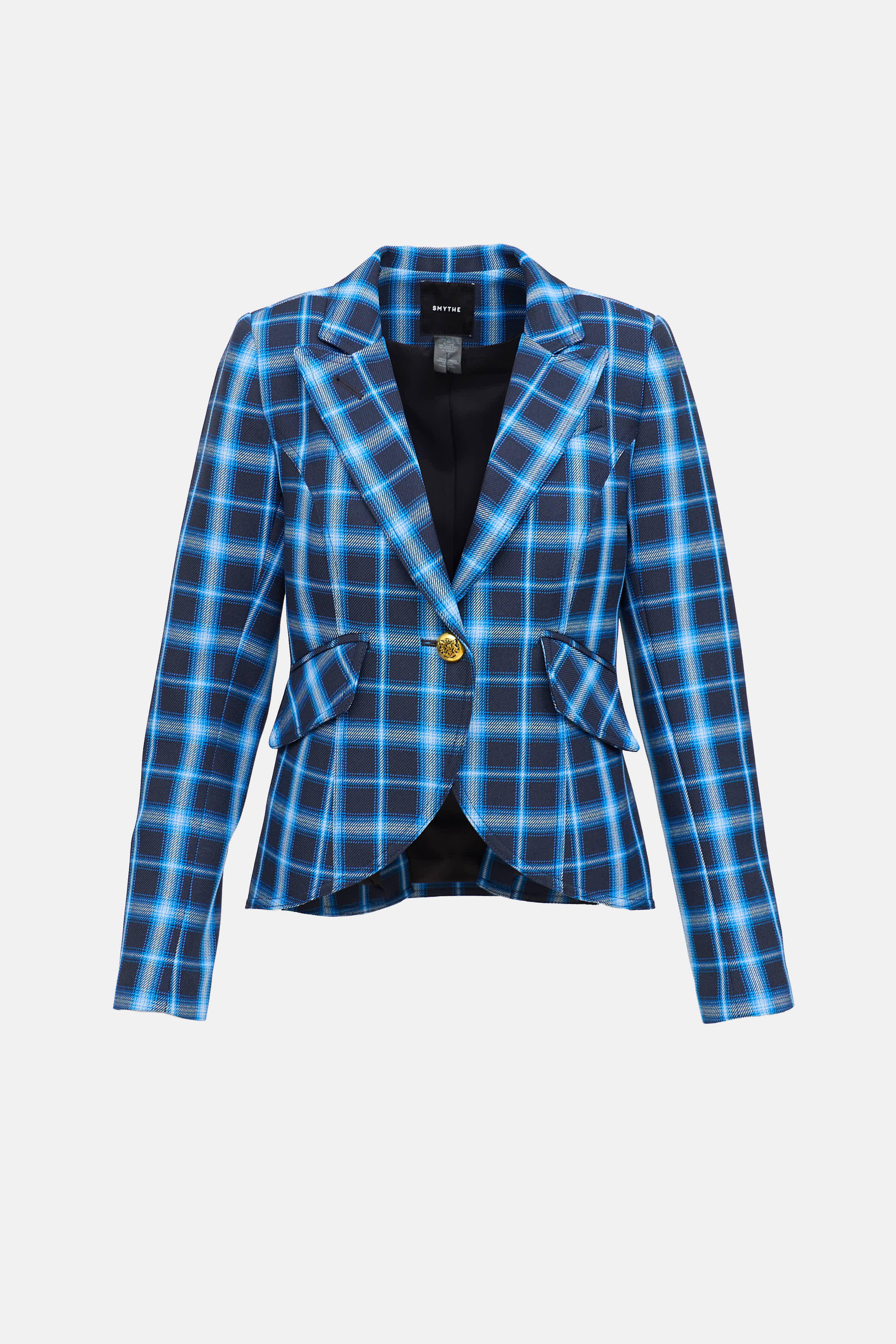 Smythe Single Breasted Checkered Blazer