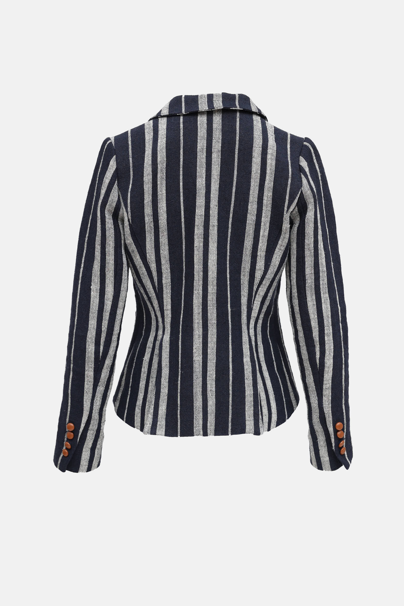 Smythe Striped Linen Blazer