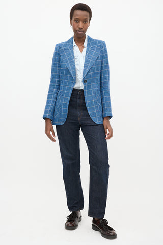 Smythe Glen Check Birkin Blazer