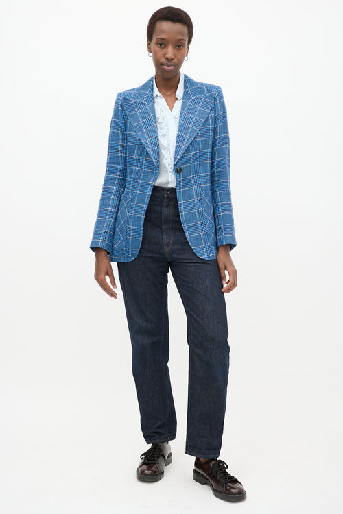 Smythe Glen Check Birkin Blazer