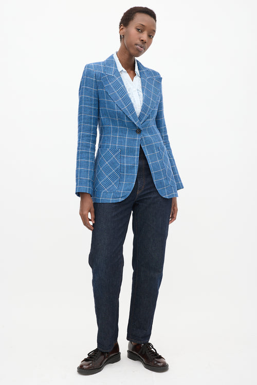 Smythe Glen Check Birkin Blazer