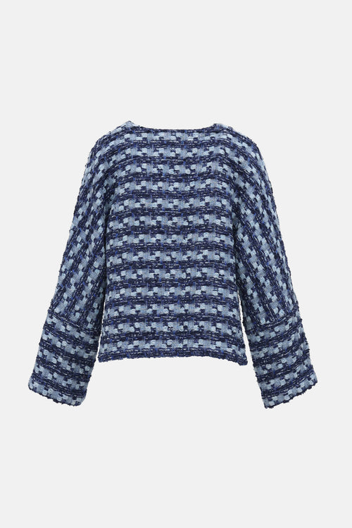  Tweed Pullover Top