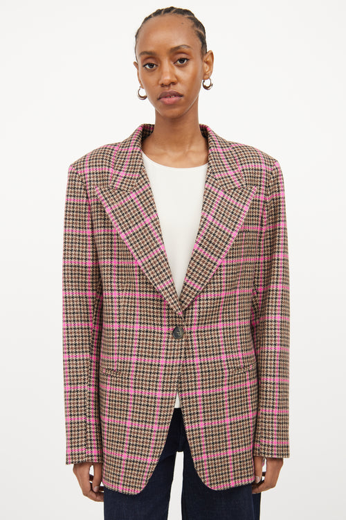 Smythe Glen Check 90s Blazer