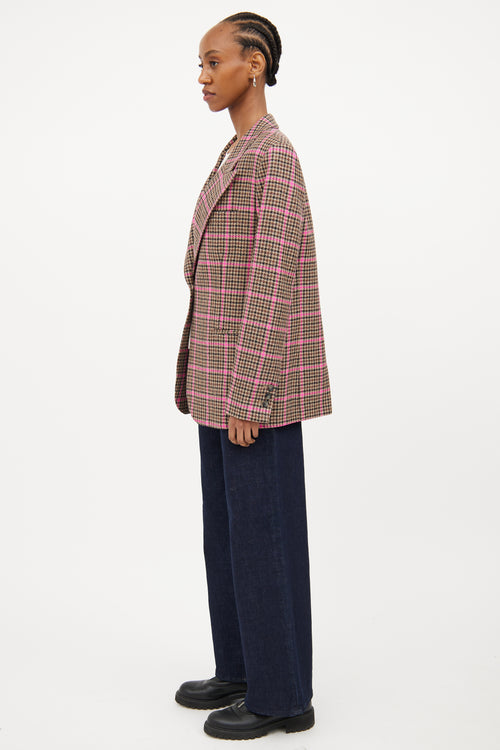 Smythe Glen Check 90s Blazer