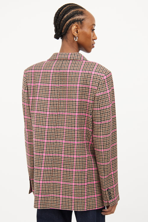 Smythe Glen Check 90s Blazer