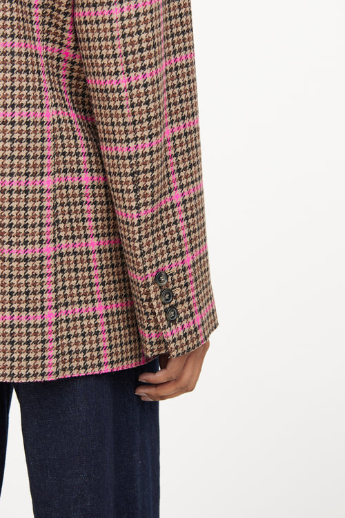 Smythe Glen Check 90s Blazer