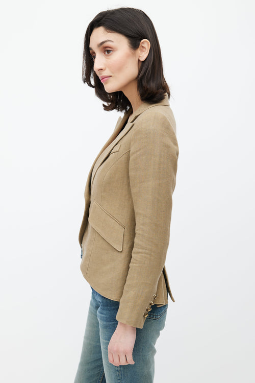 Smythe One Button Blazer