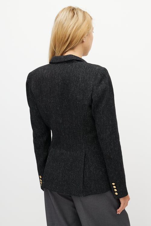 Smythe Inverted Pleat Pocket Blazer