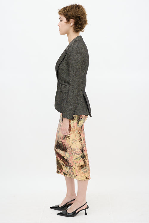 Smythe Peaked Lapel Blazer