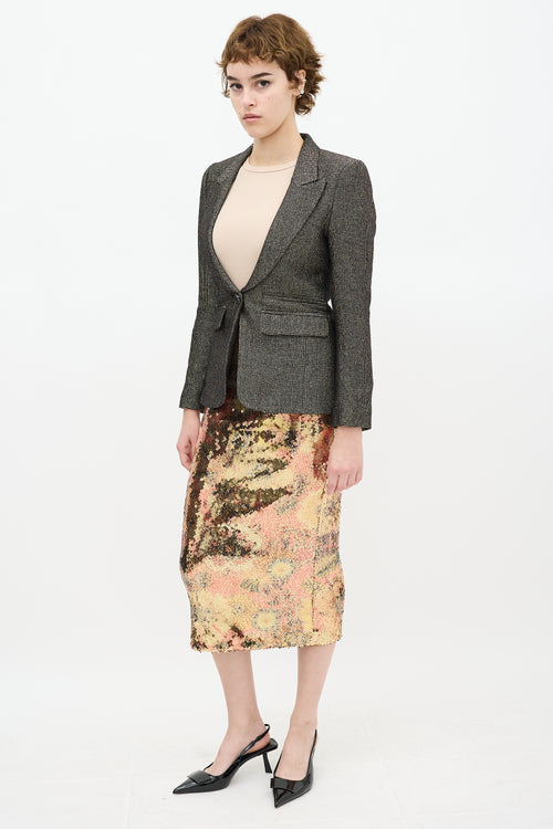 Smythe Peaked Lapel Blazer