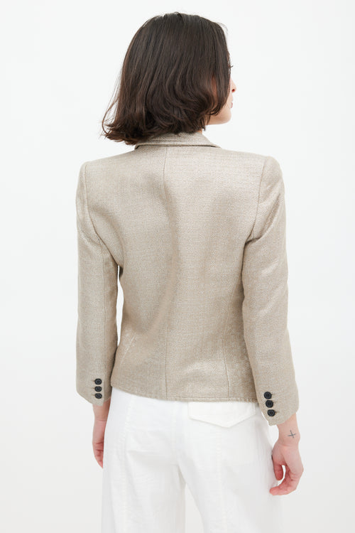 Smythe Sparkly Sharp Shoulder Blazer