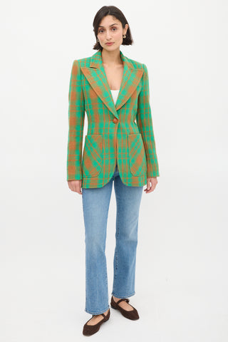 Smythe Plaid Birkin Blazer