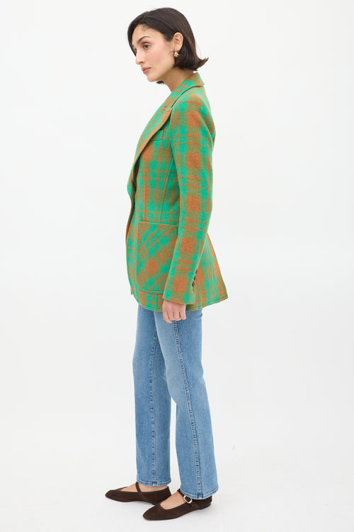 Smythe Plaid Birkin Blazer