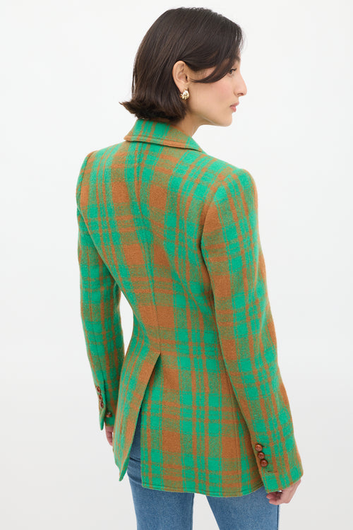 Smythe Plaid Birkin Blazer