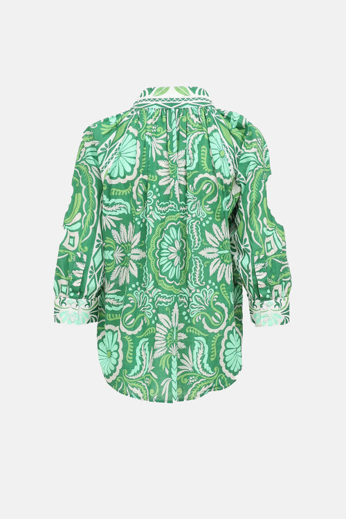  Cotton Patterned Blouse