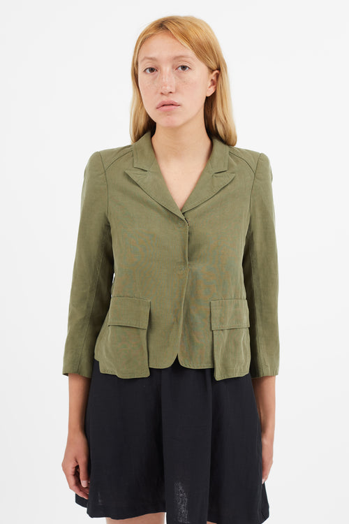 Smythe Cropped Flap Pocket Jacket