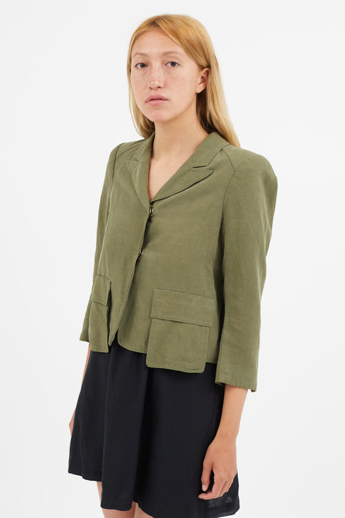 Smythe Cropped Flap Pocket Jacket