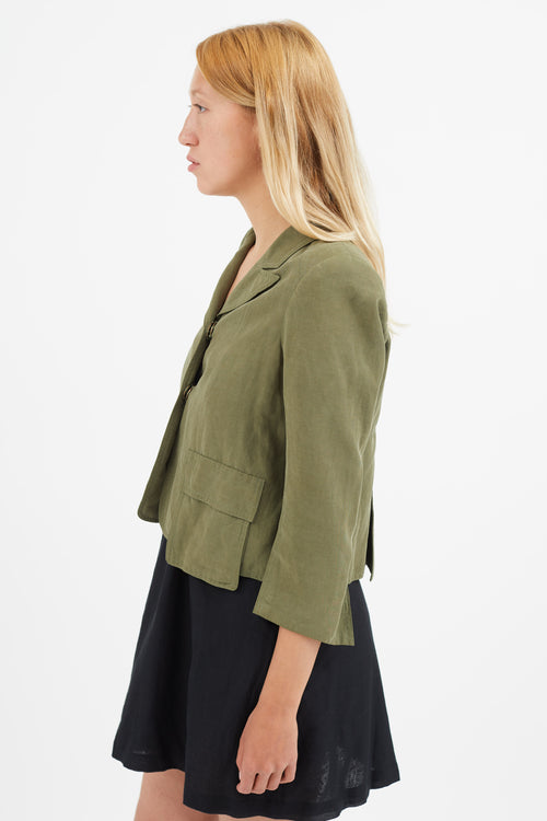 Smythe Cropped Flap Pocket Jacket