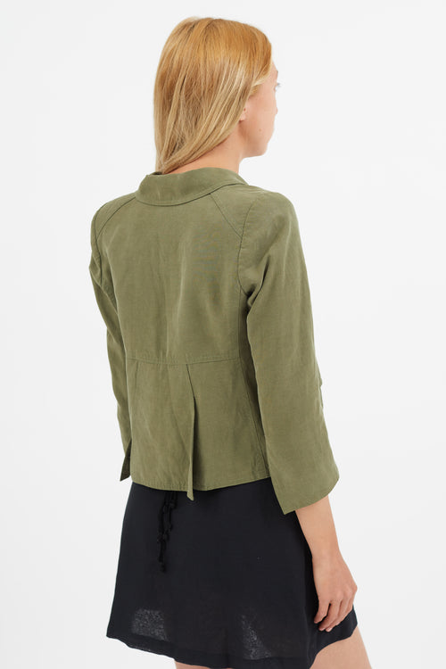 Smythe Cropped Flap Pocket Jacket