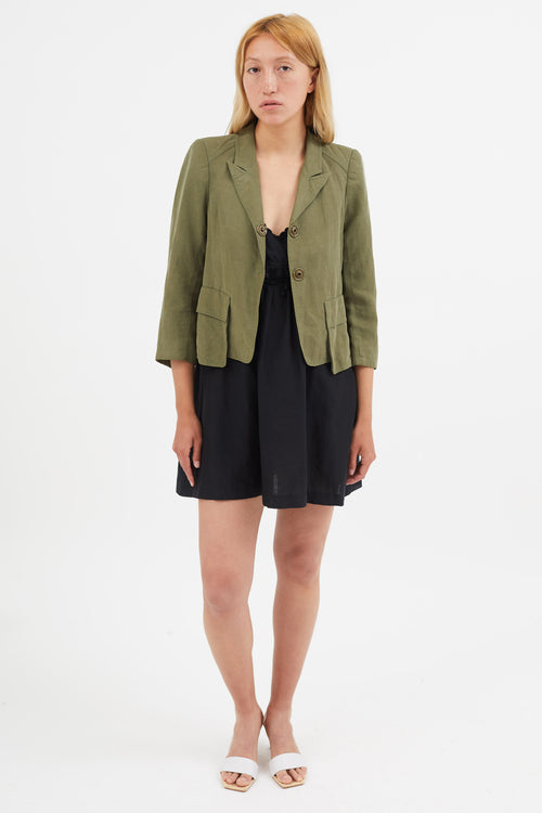 Smythe Cropped Flap Pocket Jacket