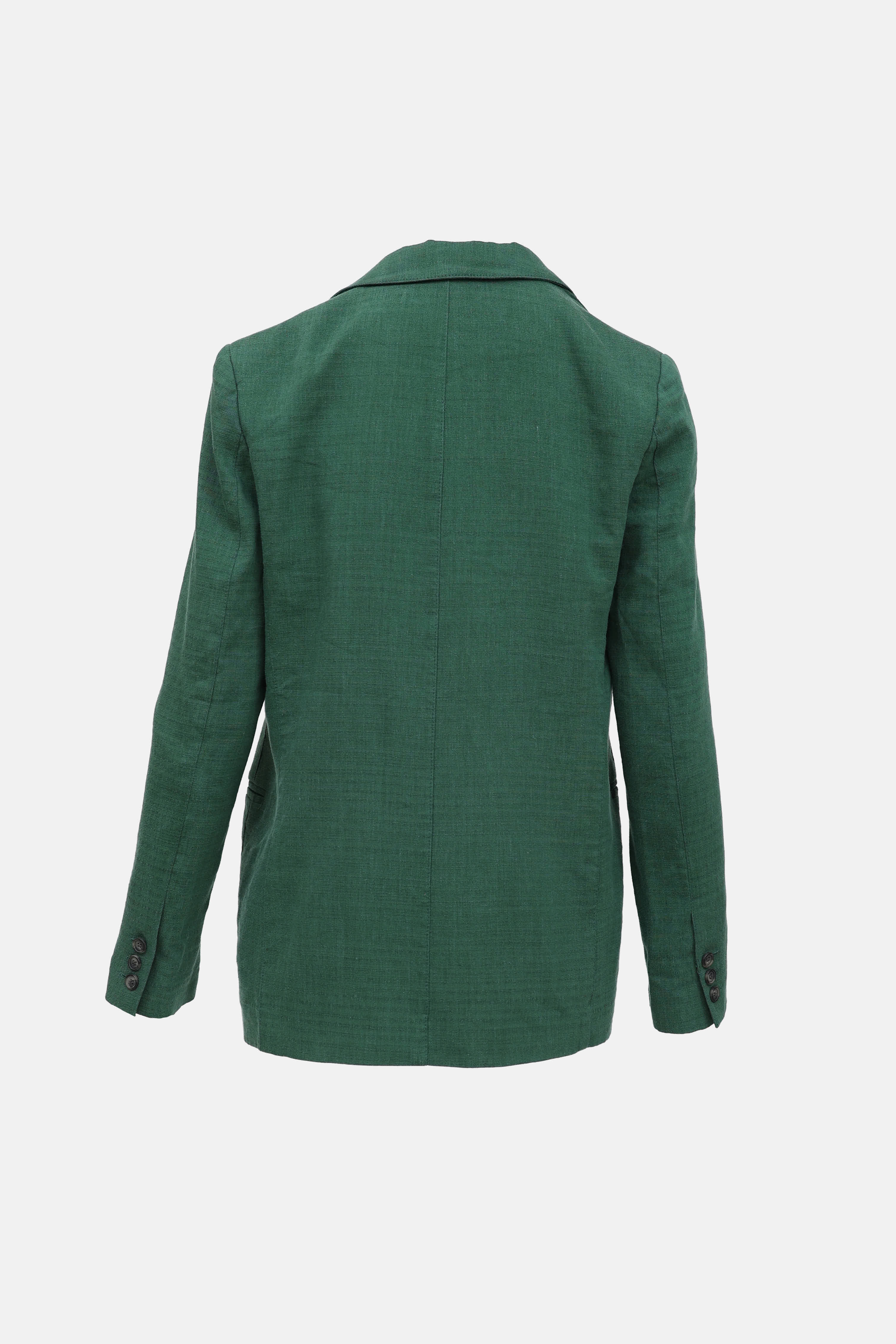 Smythe Linen Peak Lapel Blazer