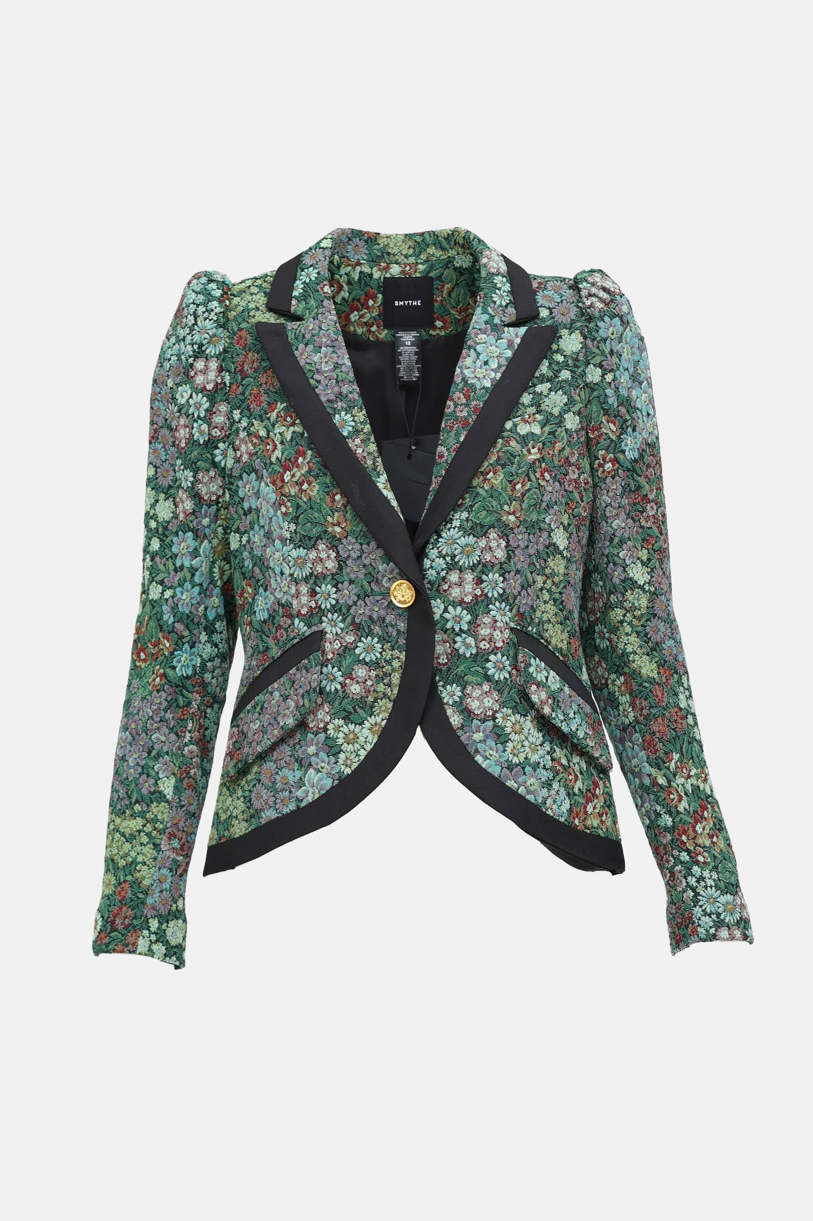 Smythe Floral Single Breasted Blazer