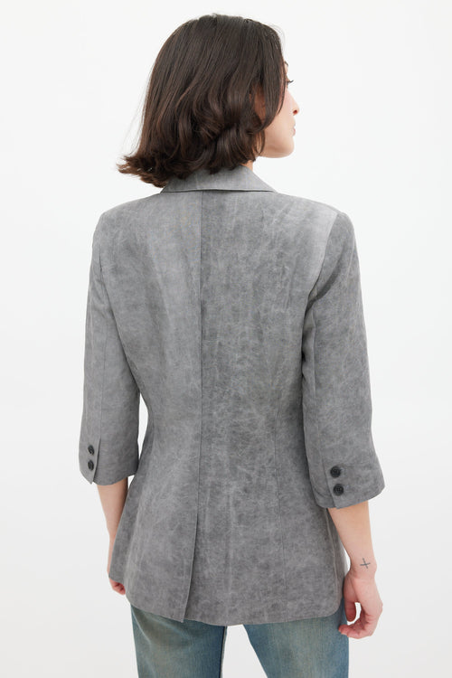 Smythe Three Quarter Sleeve Blazer