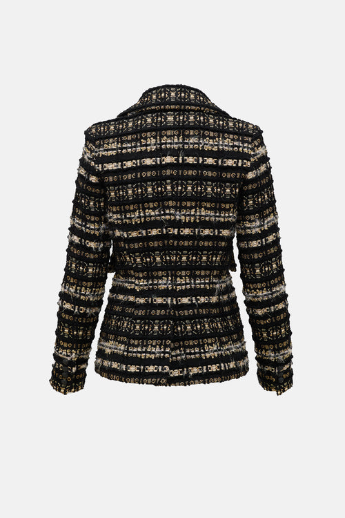 Smythe Metallic Bouclé Blazer