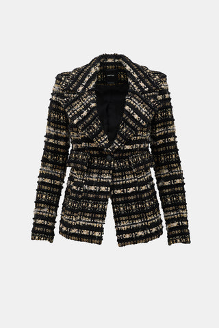 Smythe Metallic Bouclé Blazer