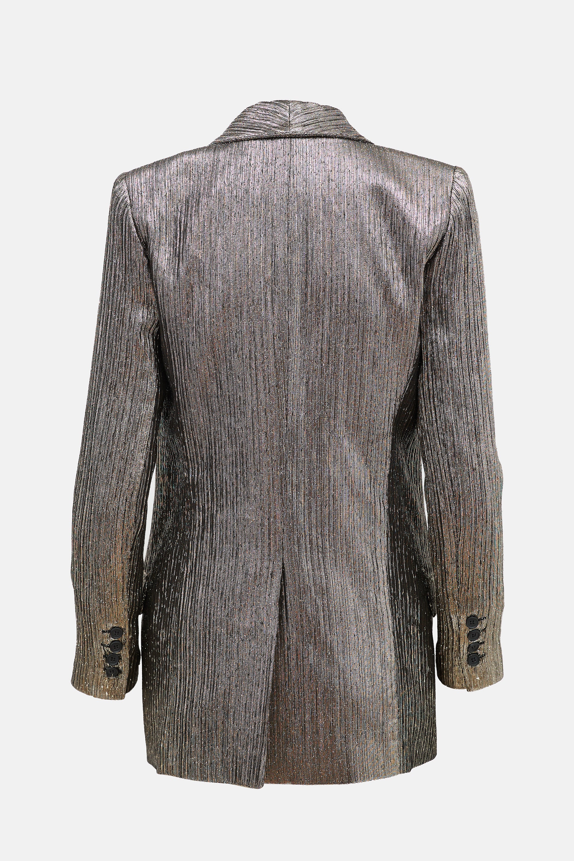 Smythe Metallic Long Shawl Blazer