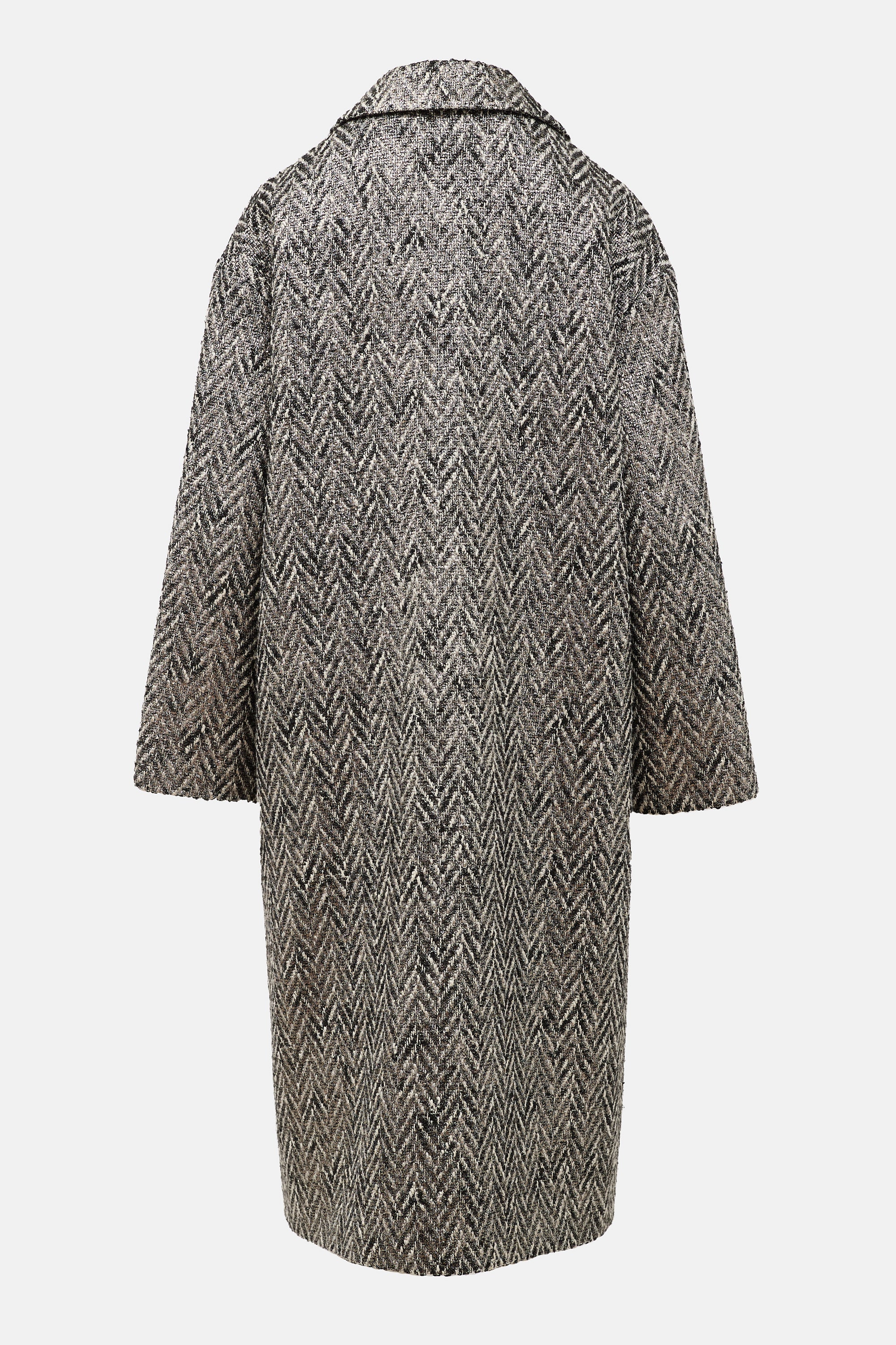 Smythe Metallic Tweed Coat