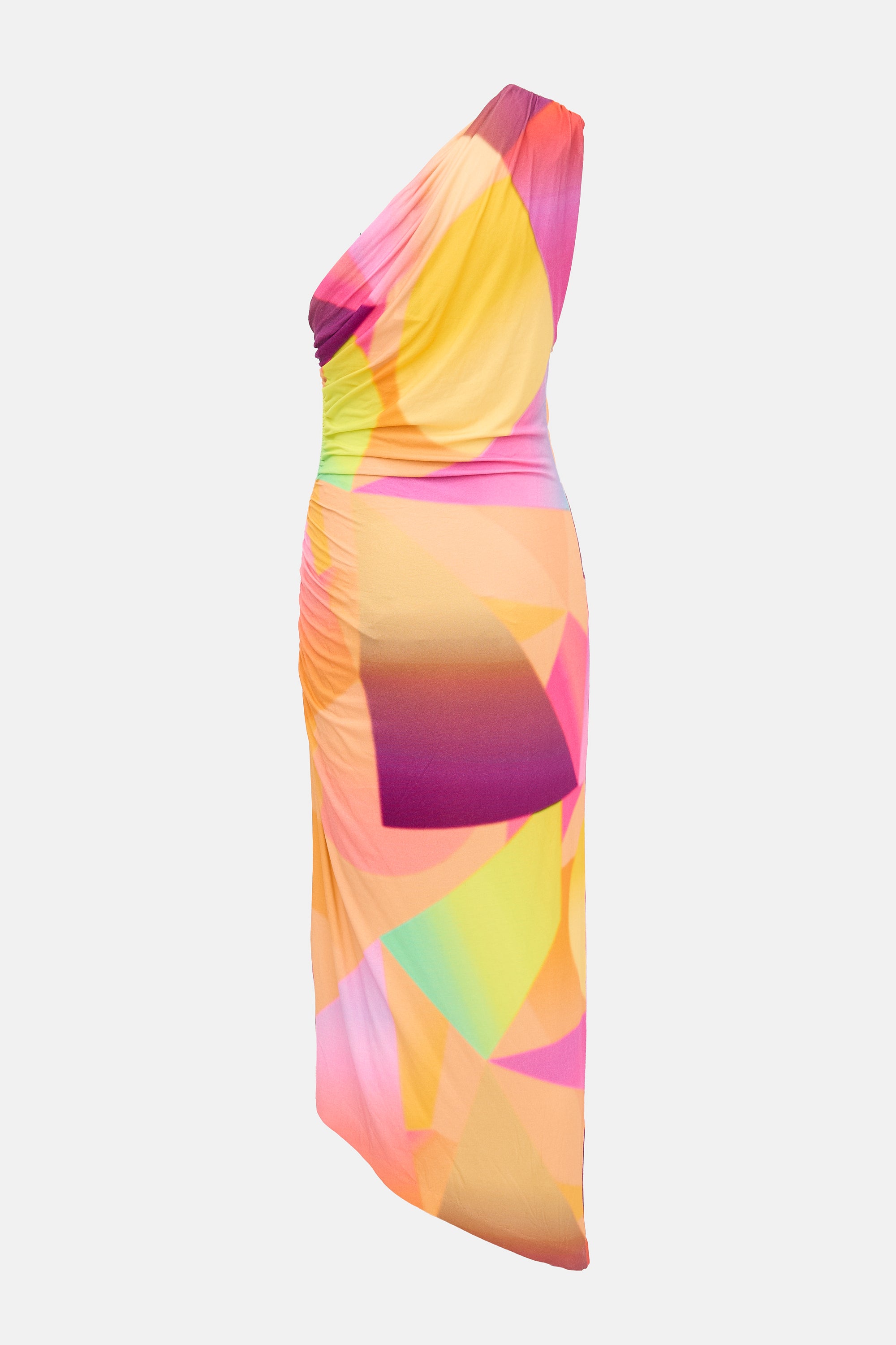 Smythe One Shoulder Midi Dress