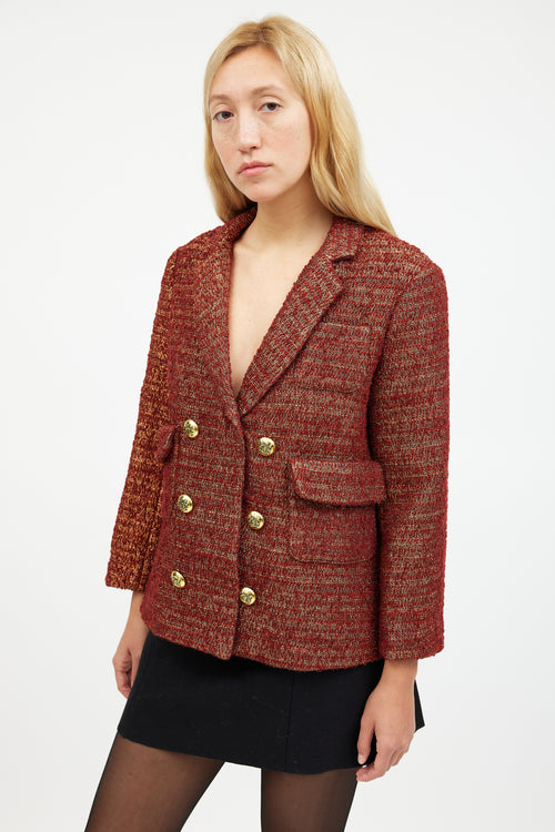 Smythe Tweed Double Breasted Blazer