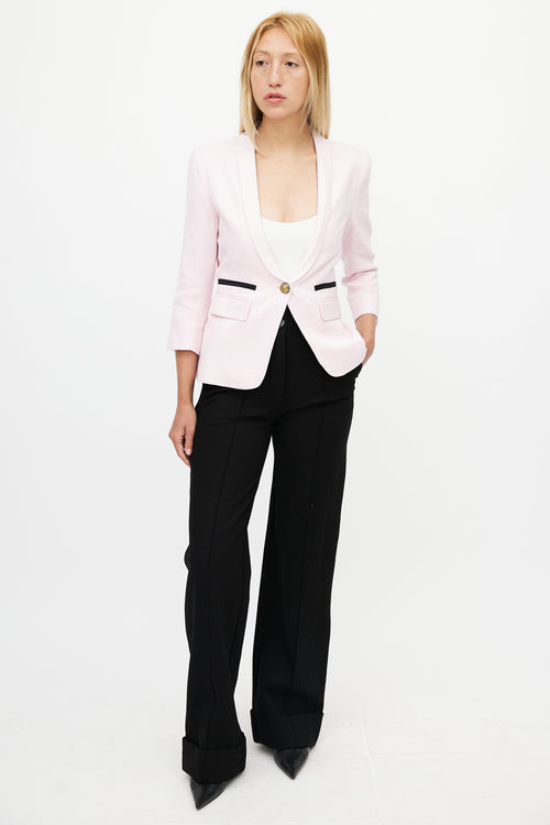 Smythe Shawl One Button Blazer