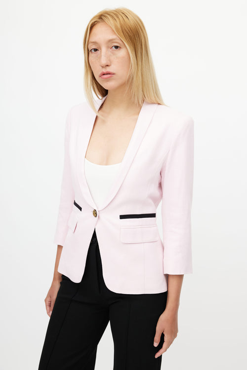 Smythe Shawl One Button Blazer
