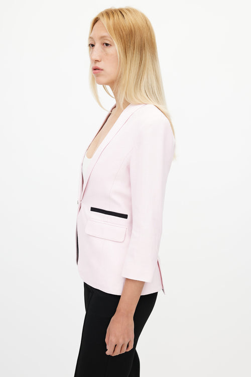 Smythe Shawl One Button Blazer