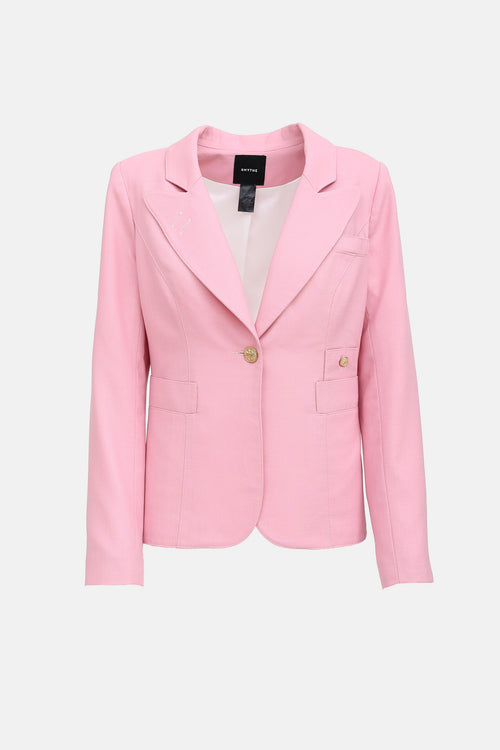 Smythe Peak Lapel Duchess Blazer