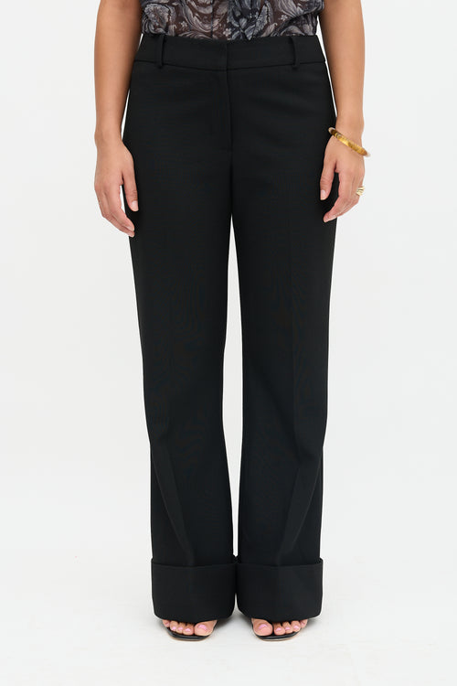 Smythe Pique Cuffed Wide Leg Trouser
