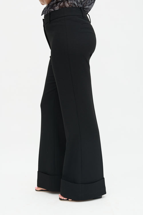Smythe Pique Cuffed Wide Leg Trouser