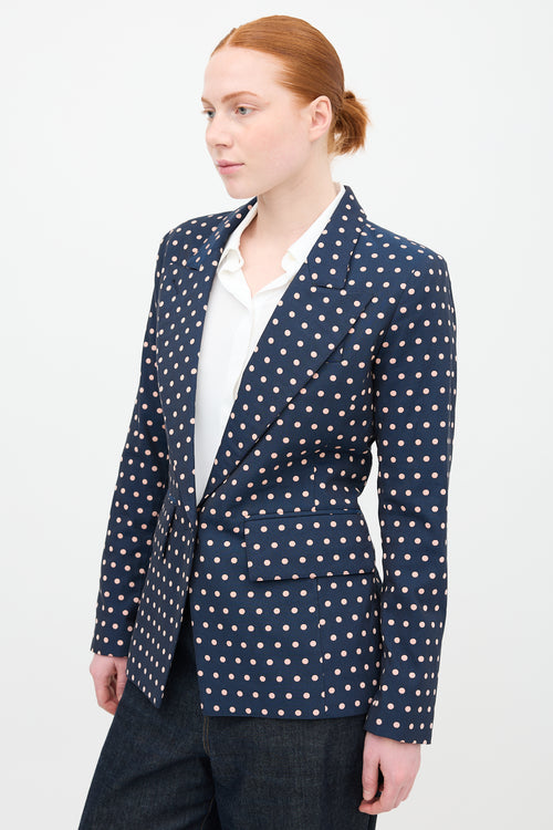 Smythe Polka Dot Lounge Blazer