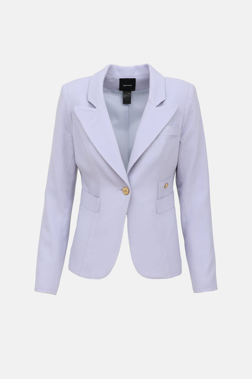 Smythe Wool Duchess Single Button Blazer