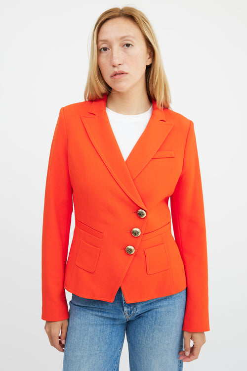 Smythe Asymmetrical Wrap Blazer