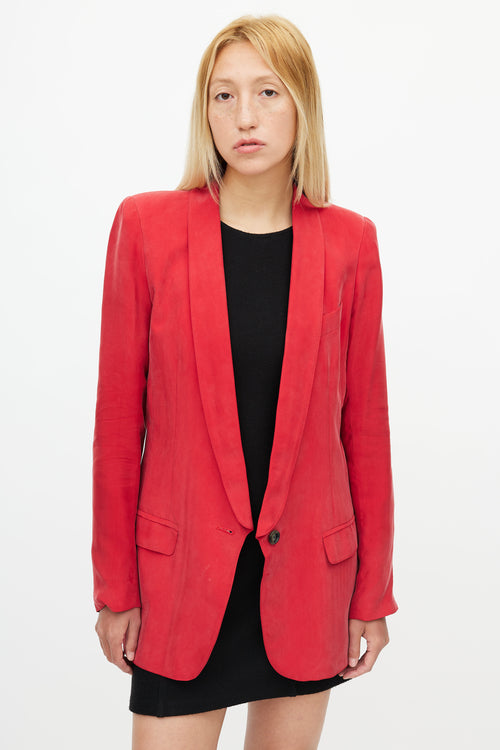 Smythe Long Shawl Blazer