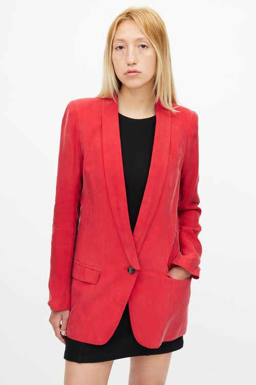Smythe Long Shawl Blazer