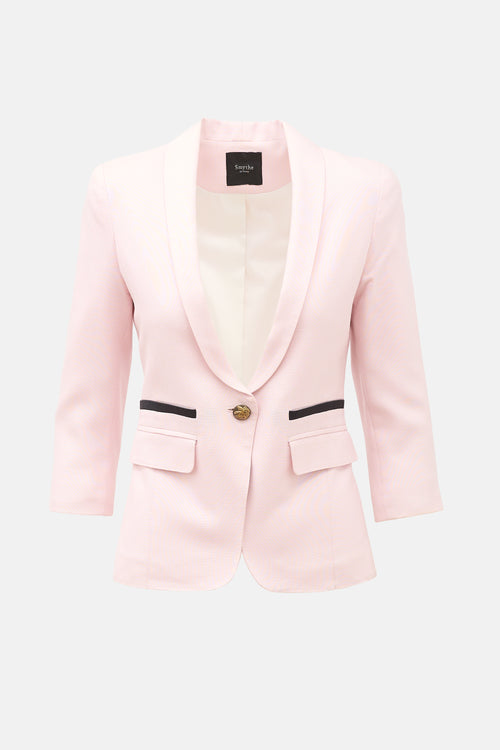 Smythe Shawl One Button Blazer