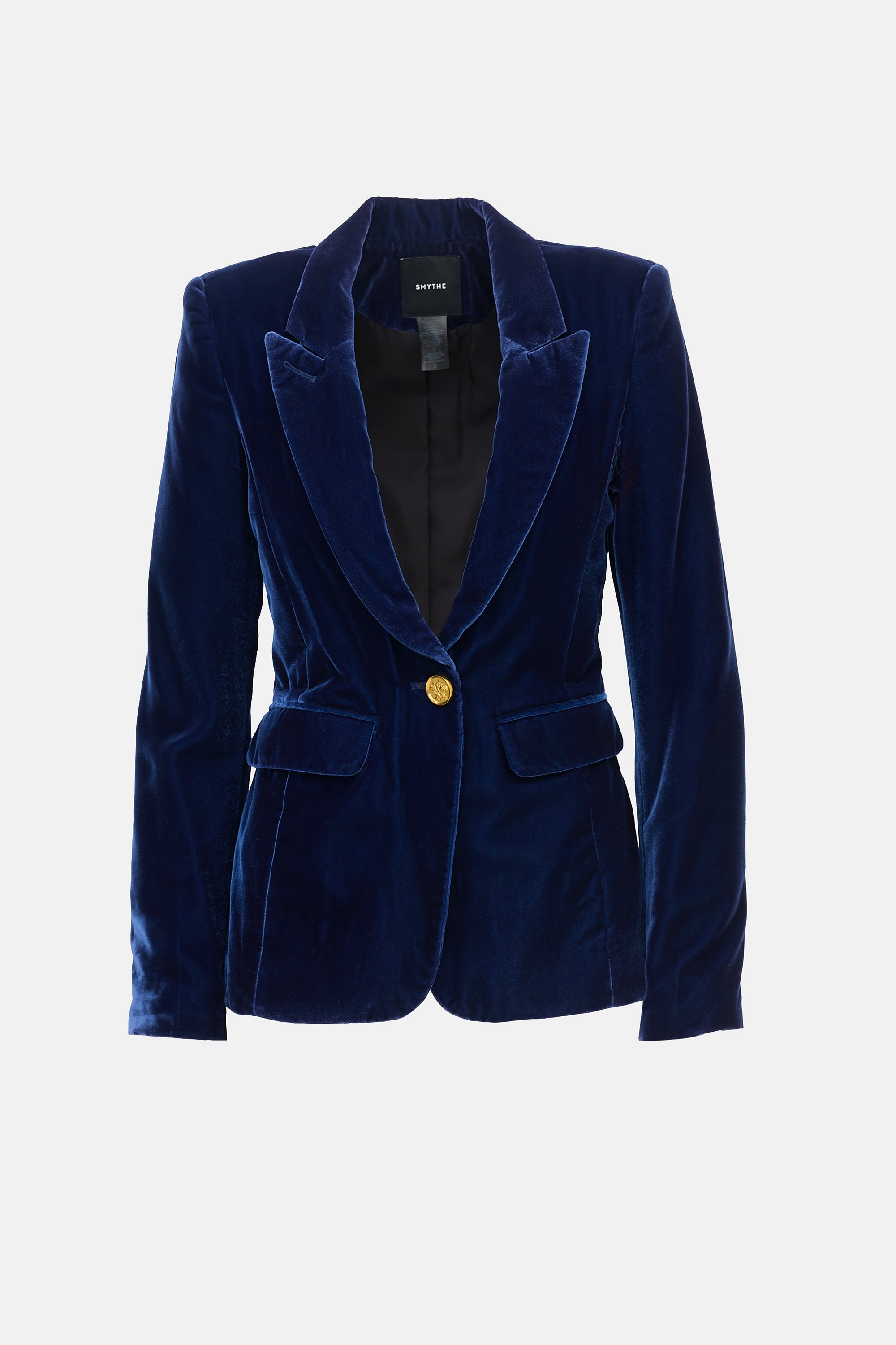 Smythe Velvet Single Button Blazer