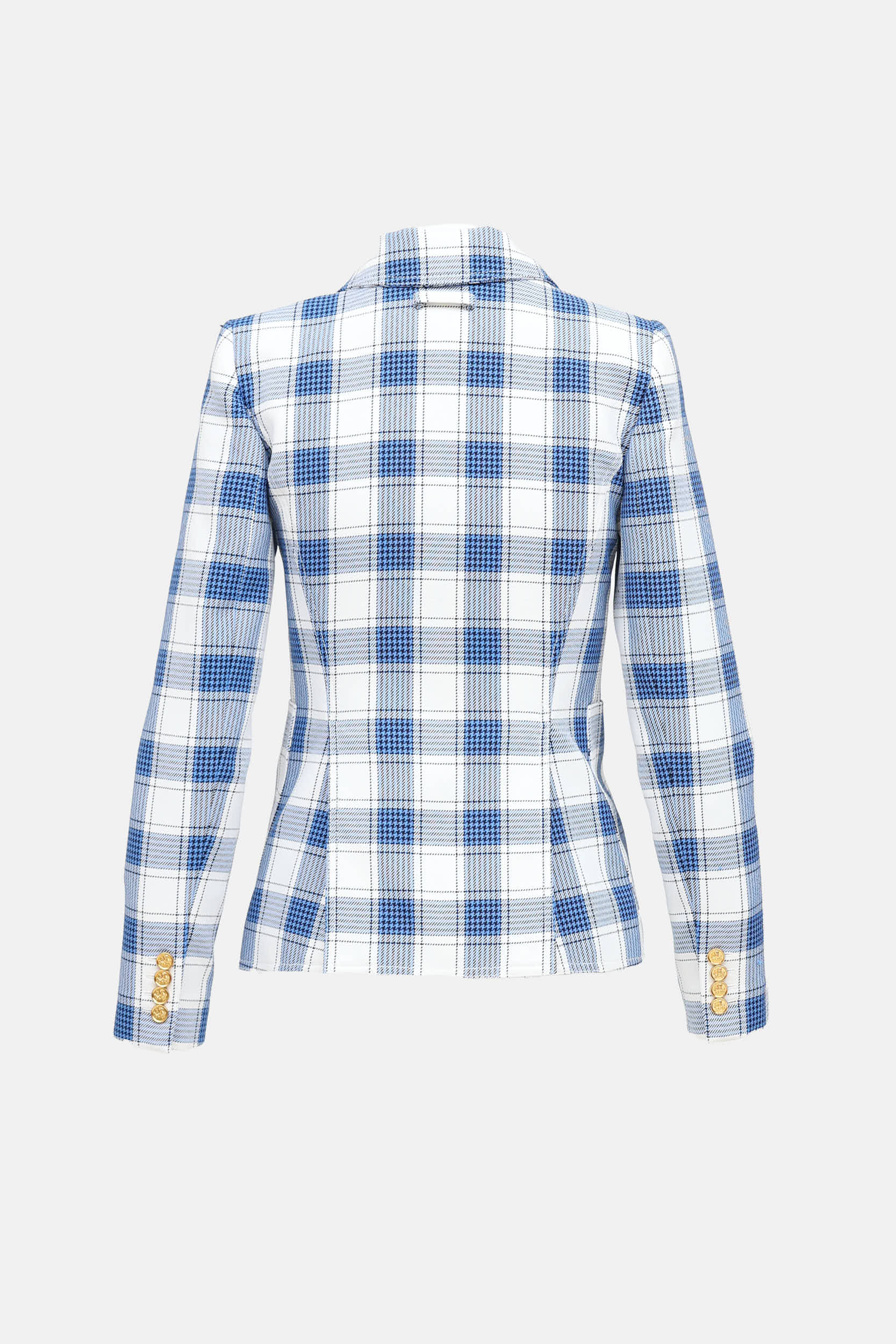 Smythe Plaid Duchess Blazer